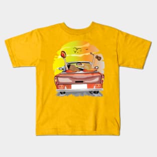 Summer Vacation Trip Loading Kids T-Shirt